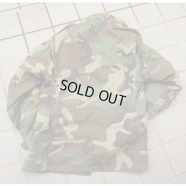 画像2: 米軍 米空軍戦略航空軍団パッチ付きM65フィールドジャケット ウッドランド迷彩ブラスジッパー仕様SMALL-SHORT