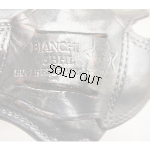 画像3: 米法執行機関放出ビアンキ#5BHLヒップホルスター黒スタームルガー レッドホーク用（廃版品？）