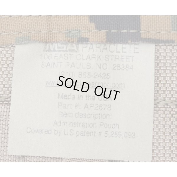 画像3: MSAパラクレイト フラッシュライトポーチ付きアドミンポーチ ウッドランドMARPAT新品