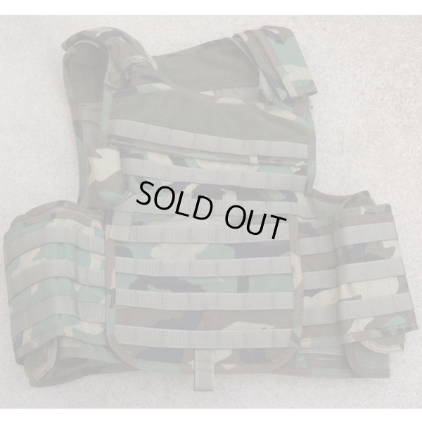 画像1: MSAパラクレイト RMV019-07ボディアーマー ウッドランド迷彩LARGE新品