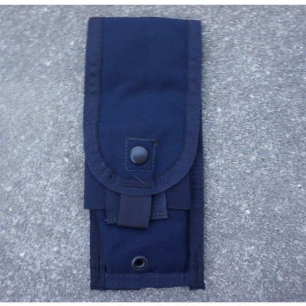画像1: MSAパラクレイト M4シングルマガジンポーチ紺 新品