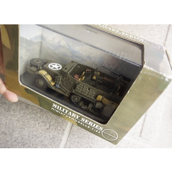 画像1: Schuco製 米軍 第二次世界大戦M3Aハーフトラック1/43新品