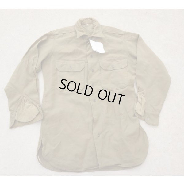 画像1: 第二次世界大戦 米軍M42マスタードシャツ後期型15X32