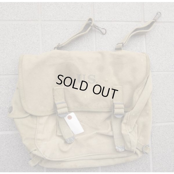 画像1: 第二次世界大戦 米軍M1936ミュゼットバッグ初期型カーキ