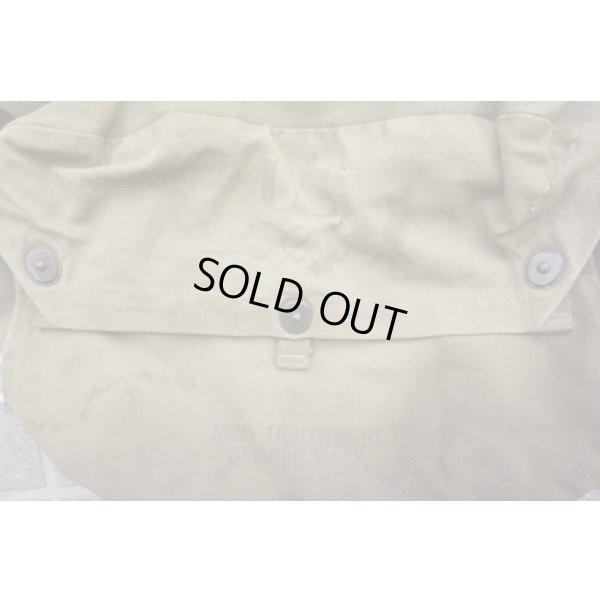 画像3: 第二次世界大戦 米軍M6ガスマスクバッグ カーキ