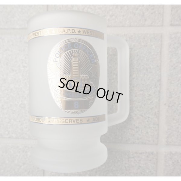 画像1: LAPD（ロサンゼルス市警察 ）ビールジョッキ新品