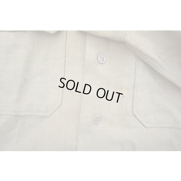 画像5: 第二次世界大戦 米軍M42マスタードシャツ後期型 二等兵階級章付きサイズ15X33