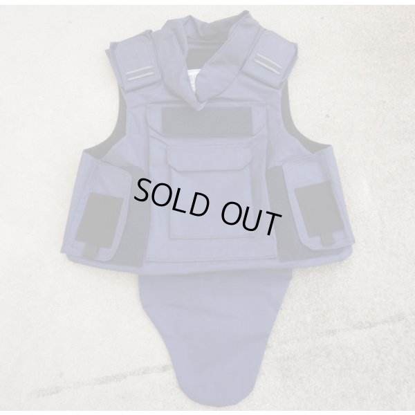 画像1: 英軍？英警察？PILGLIMS製ボディアーマーカバーLarge紺