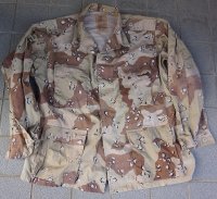 イラク軍6Cデザート迷彩ジャケットX-LARGE-REGULAR