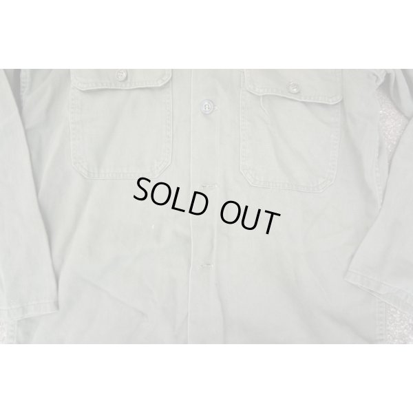 画像3: 米軍TROOPER製ユーティリティシャツ2ndタイプ型 第1米陸軍工兵少尉部隊章付きMEDIUM