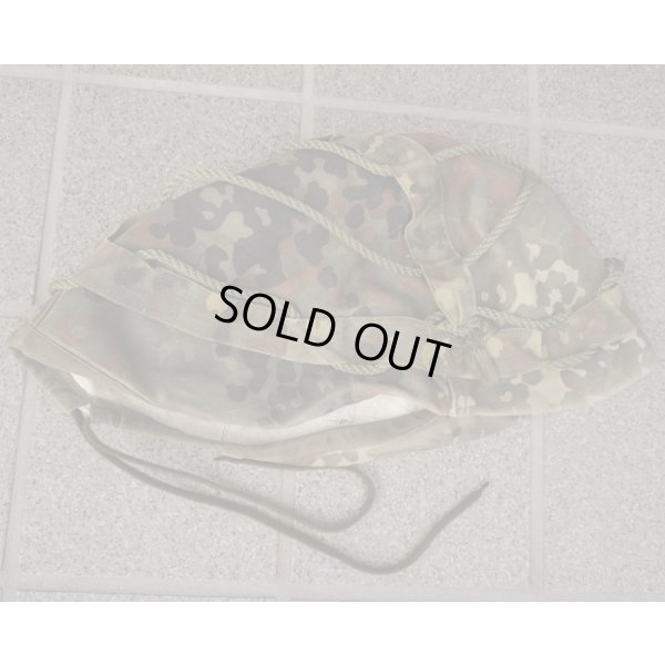 画像2: ドイツ連邦軍(ドイツ軍)フレック(フレクター)迷彩ヘルメットカバー パラコード付きカスタム品