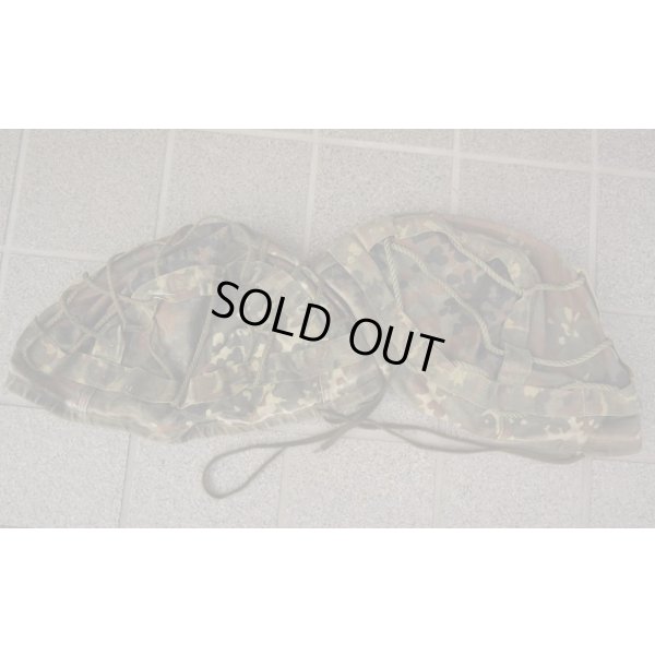 画像3: ドイツ連邦軍(ドイツ軍)フレック(フレクター)迷彩ヘルメットカバー パラコード付きカスタム品