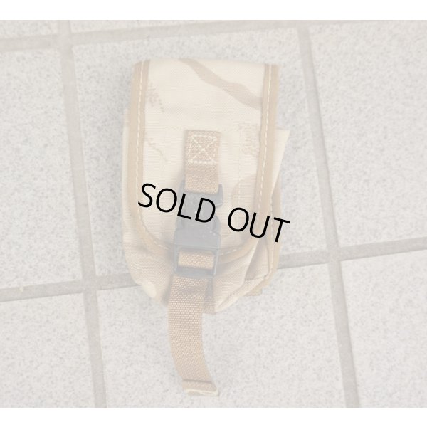 画像1: 英軍DDPM迷彩ヘルメットバッグポーチ（スモークグレネードポーチとしても使用可能）初期型