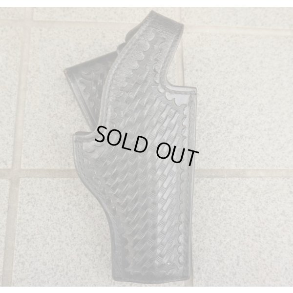 画像1: 米法執行機関放出S&W製 純正4インチリボルバー用ホルスター