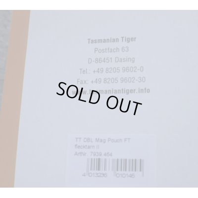 画像3: Tasmanian Tiger製ダブルマガジンポーチ ドイツ連邦軍フレクター迷彩（フレック迷彩）新品（廃版品）