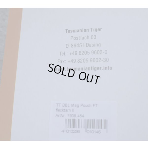 画像3: Tasmanian Tiger製ダブルマガジンポーチ ドイツ連邦軍フレクター迷彩（フレック迷彩）新品（廃版品）