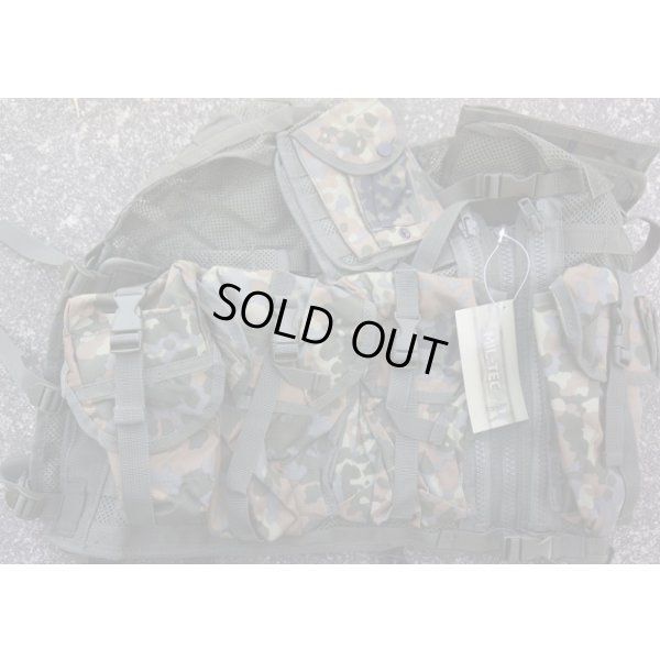 画像3: MIL-TECモジュラーベスト ポーチ8個付き ドイツ連邦軍フレクター迷彩(フレック迷彩)新品