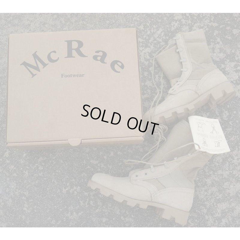 画像1: 米軍Mc Rae製 初期型デザートブーツ(パナマソール)サイズ7R(約25cm)新品