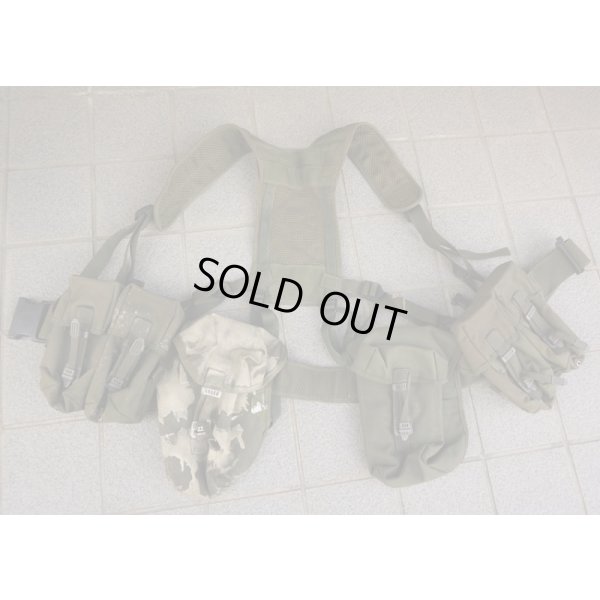 画像1: 英軍OD色PLCEベルトキット ポーチ4個セット