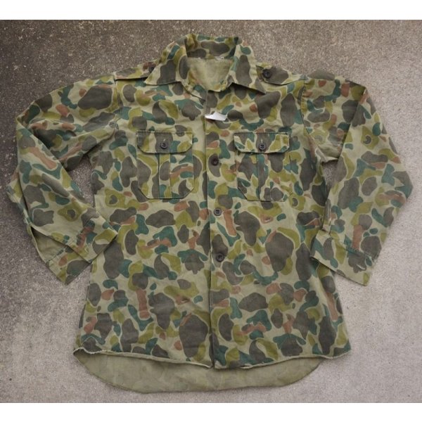 画像1: インドネシア海軍 海兵隊 戦闘服シャツ ダックハンター迷彩