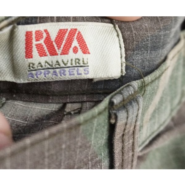 画像3: スリランカ軍ウッドランド迷彩パンツ