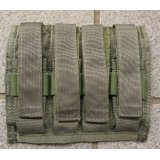 米軍放出パラクレイト4連45ピストルマガジンポーチSGプレMSAロット新品