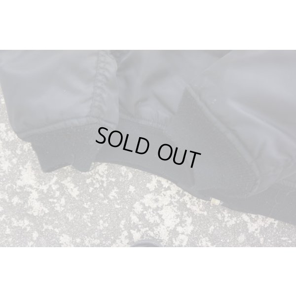 画像3: H.S.T.(ヒューストン)MA-1フライトジャケット黒MEDIUM