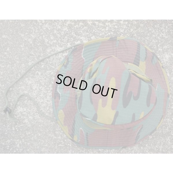 画像2: ベルギー軍ジグソー迷彩リップストップ生地ブーニーハット新品