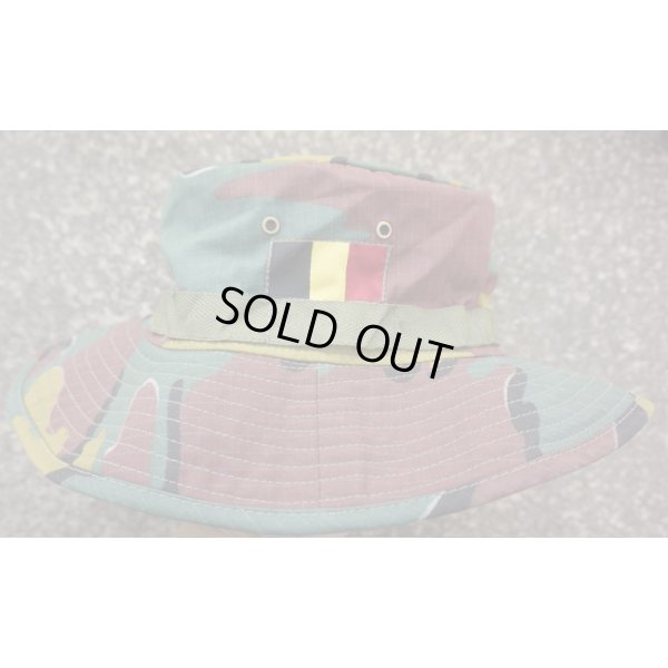 画像1: ベルギー軍ジグソー迷彩リップストップ生地ブーニーハット新品