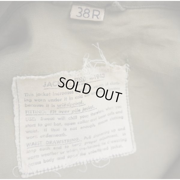 画像3: 第二次世界大戦 米軍M43フィールドジャケット サイズ38R