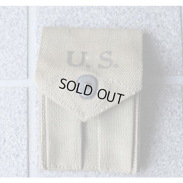 画像1: 第二次世界大戦 米軍コルトM1911A1用M1923マガジンポーチ カーキ新品