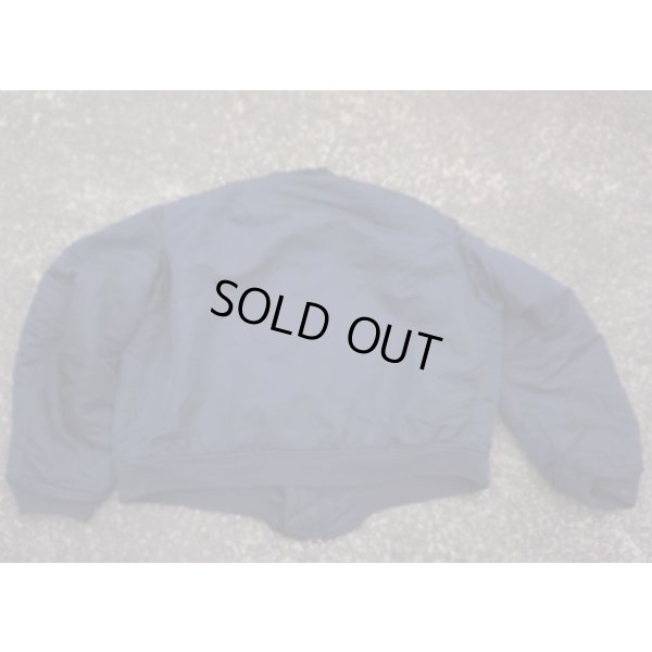 画像2: 米軍放出？米法執行機関放出？民生品MA-1フライトジャケットAタイプ型AFブルーLarge