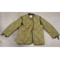 米軍M1965(M65)フィールドジャケット用ライナー3rdタイプOD MEDIUM