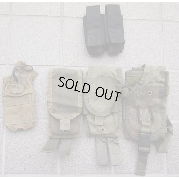 画像1: 米CIA放出パラクレイト M4マガジンポーチ・ラジオポーチ& LBT40mmポーチ・M4マガジンポーチ5点セット