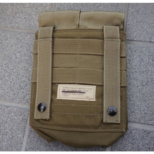 画像2: 米軍イーグルFSBEII 200rd SAWポーチCB(コヨーテブラウン)新品