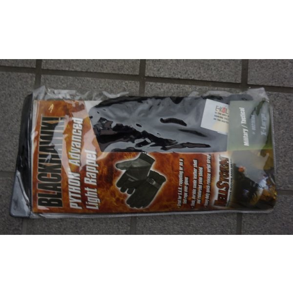 画像4: 米法執行機関放出ブラックホークPythonラペリンググローブX-LARGE新品