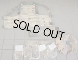 米軍放出FEDERAL COVERS & TEXTILES製RACKベスト ポーチ6個付きセット3Cデザート迷彩ODストラップタイプ新品
