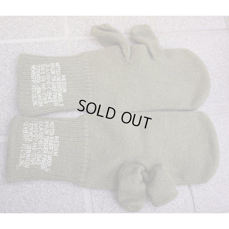 画像1: 米軍トリガーミトングローブ用ライナー(単体運用も可)MEDIUM新品