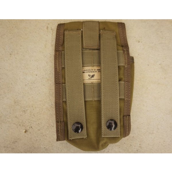 画像2: 米軍放出イーグルSR-25マガジンポーチ カーキ新品