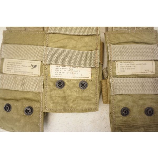 画像3: 米軍イーグルSFLCSシングルマガジンポーチ カーキ新品
