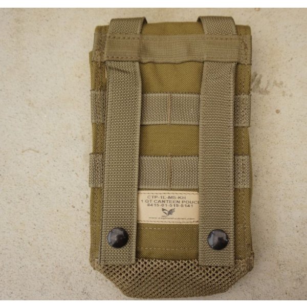 画像2: 米軍イーグルSFLCSキャンティーンポーチ カーキ