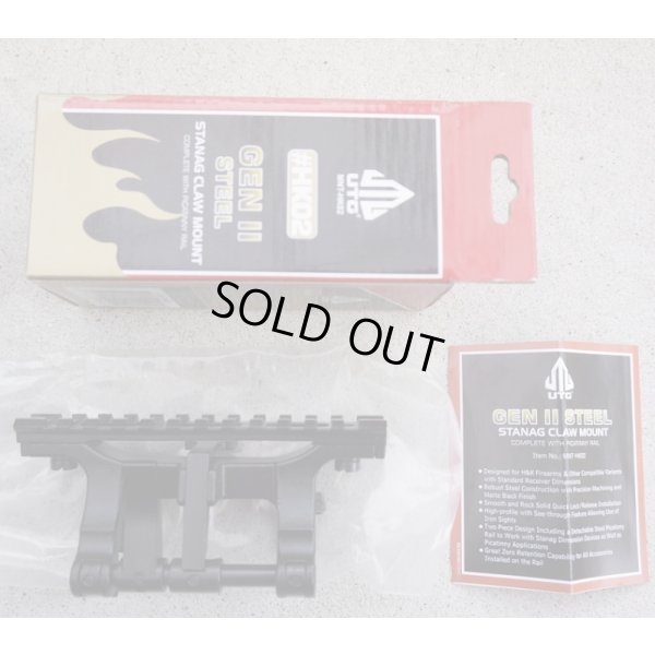 画像3: UTG製H&K製型MP5・G3・HK33用クロウマウント新品