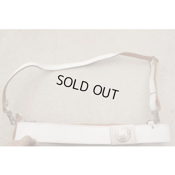 画像1: ドイツ連邦軍(ドイツ軍)FELDJÄGER(憲兵)用革ベルト サイズ100