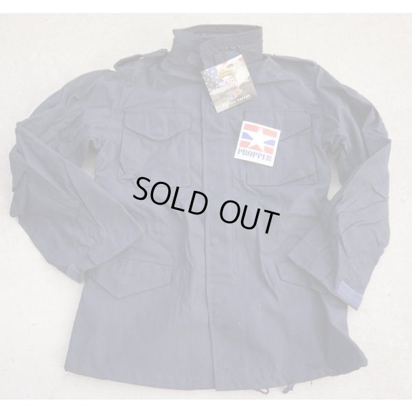 画像1: 米軍放出？米法執行機関放出？PROPPER製M65フィールドジャケット紺SMALL-LONG新品