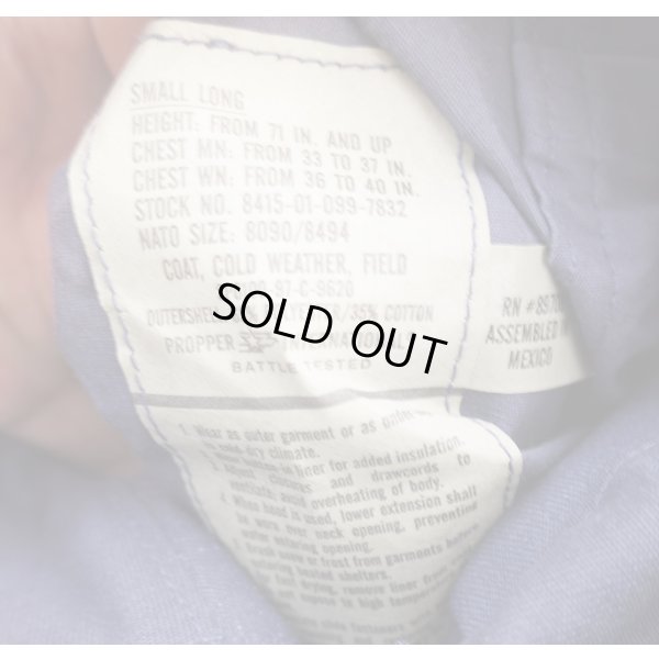 画像4: 米軍放出？米法執行機関放出？PROPPER製M65フィールドジャケット紺SMALL-LONG新品