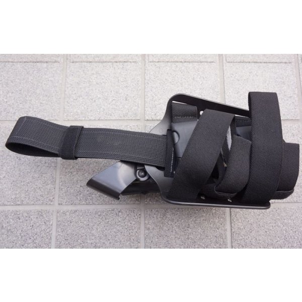 画像2: 米法執行機関放出サファリランド6360レッグホルスター黒S&W M&P 45用