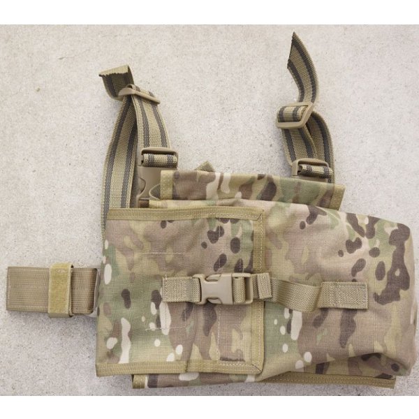 画像1: AWS製チャージポーチMULTICAM迷彩 新品
