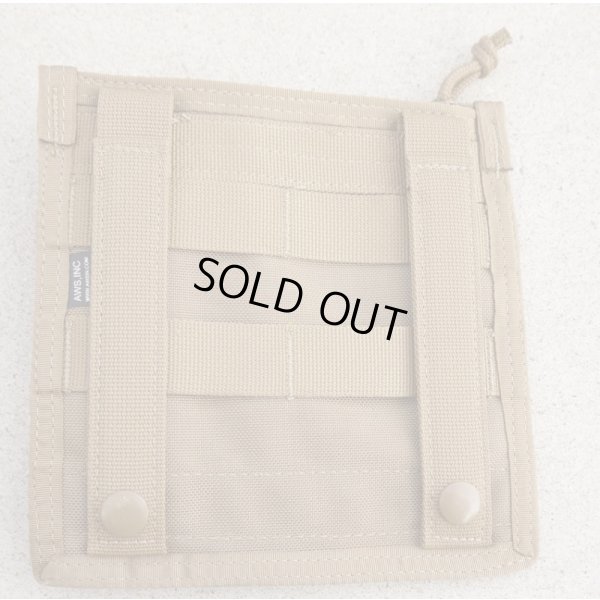 画像2: AWS製フラッシュライトポーチ付きアドミンポーチCB(コヨーテブラウン)新品