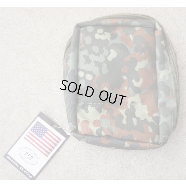 画像1: MFH製ユーティリティポーチ ドイツ連邦軍フレクター迷彩(フレック迷彩)新品
