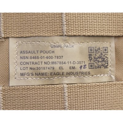 画像3: 米軍 米海兵隊FILBEアサルトポーチCB(コヨーテブラウン)